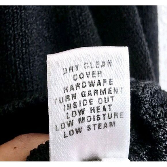 St. John Collection Wool Blend Size XL Color Block Zip-Up Cardigan Sweater - Picture 6 of 14